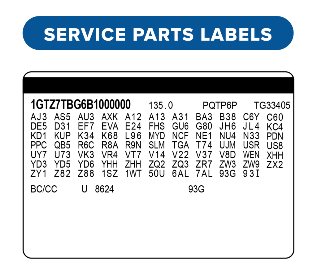 Auto Data Labels, car labels, vin labels replacement, vehicle certification label, door vin sticker replacement